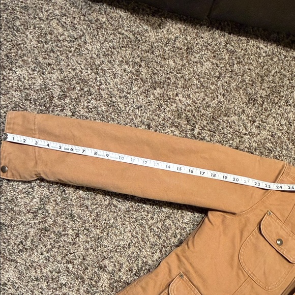 Carhartt Brown Canvas Jacket with Gray Lining - Picture 7 of 9